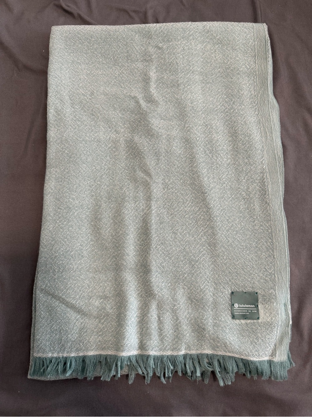 Lululemon Mint Green Scarf Wrap